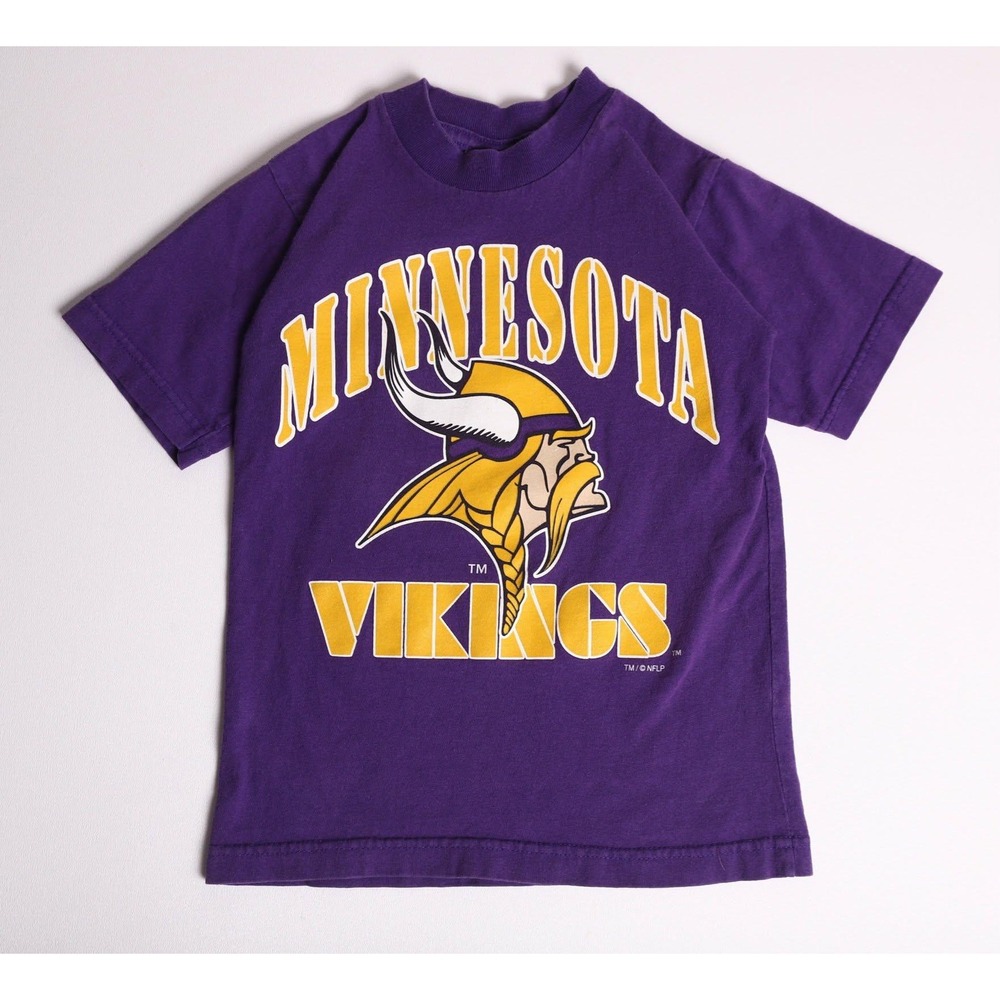 Vintage 1998 Minnesota Vikings Cris Carter 80 Kids Shirt Sport Attack Small Purp